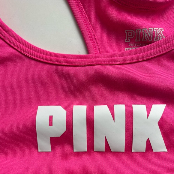 Victorias Secret PINK Fuchsia Sports Bra size small - Picture 3 of 4